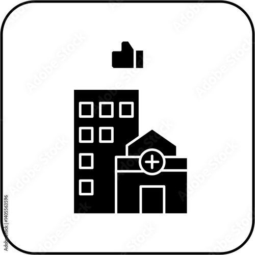 like hospital icon design