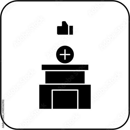 like hospital icon design