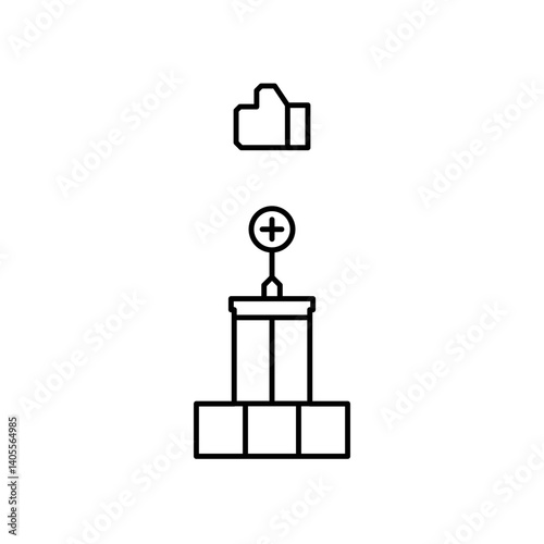 like hospital icon design