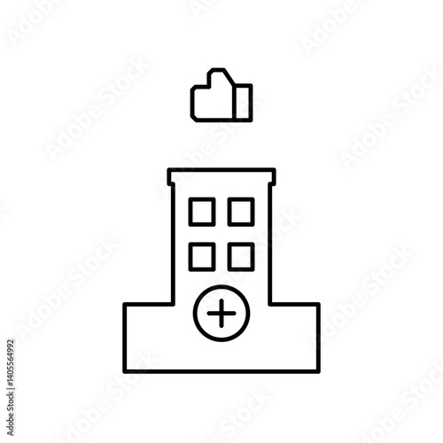 like hospital icon design