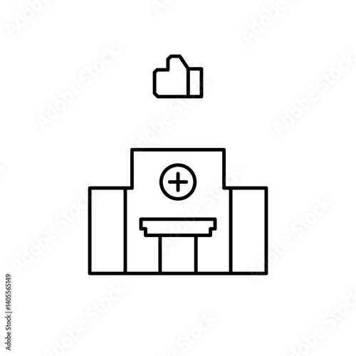 like hospital icon design