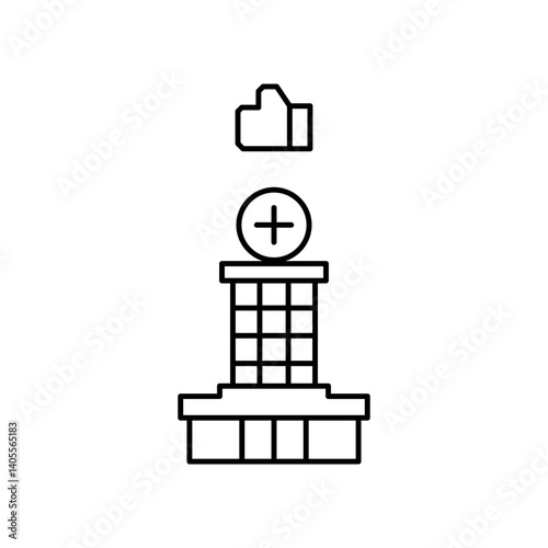 like hospital icon design