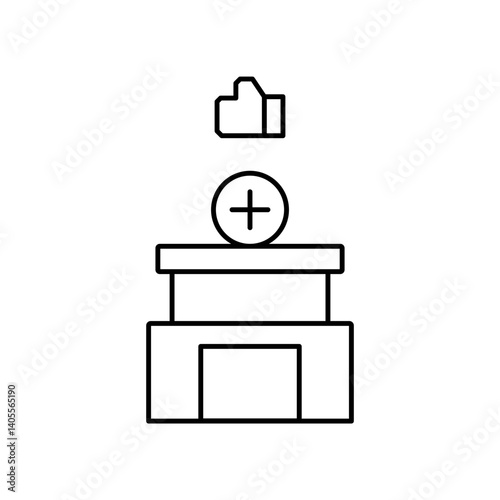like hospital icon design