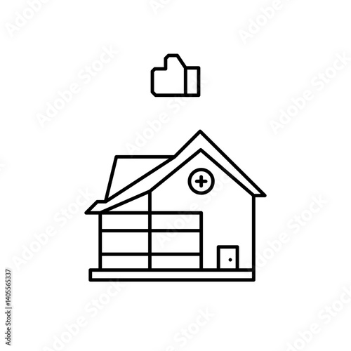 like hospital icon design