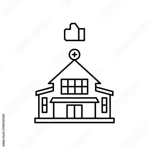 like hospital icon design