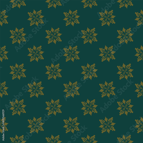 Damask pattern vector Perfect for bed sheets, carpets, and wallpapers, the seamless, vintage patterns add a touch of classic luxury to any fabric.