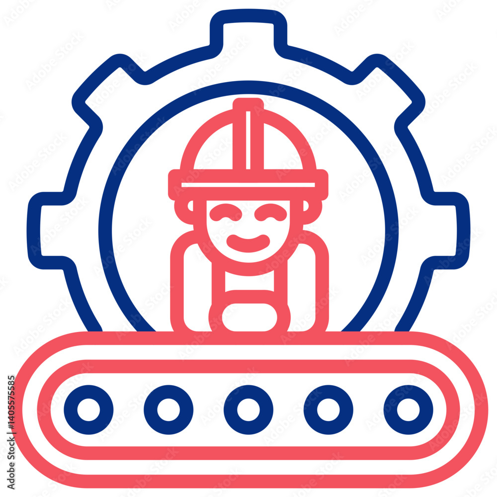 Obraz premium Pilot Production Icon