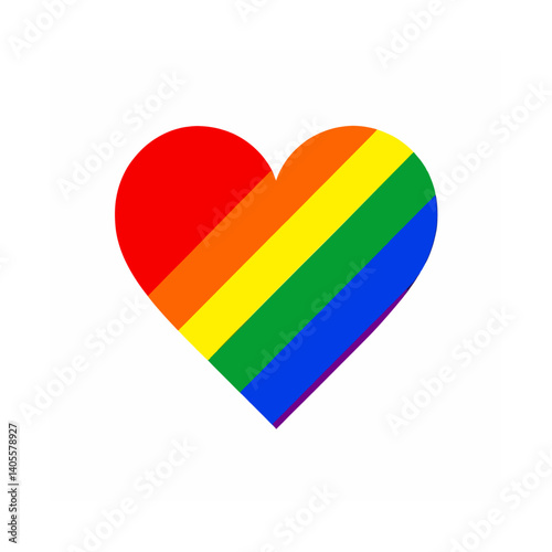 heart shaped rainbow colored pencils