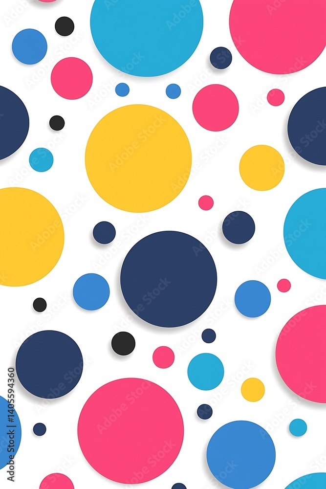 Colorful Circle Pattern Background Colorful Circle Pattern Background