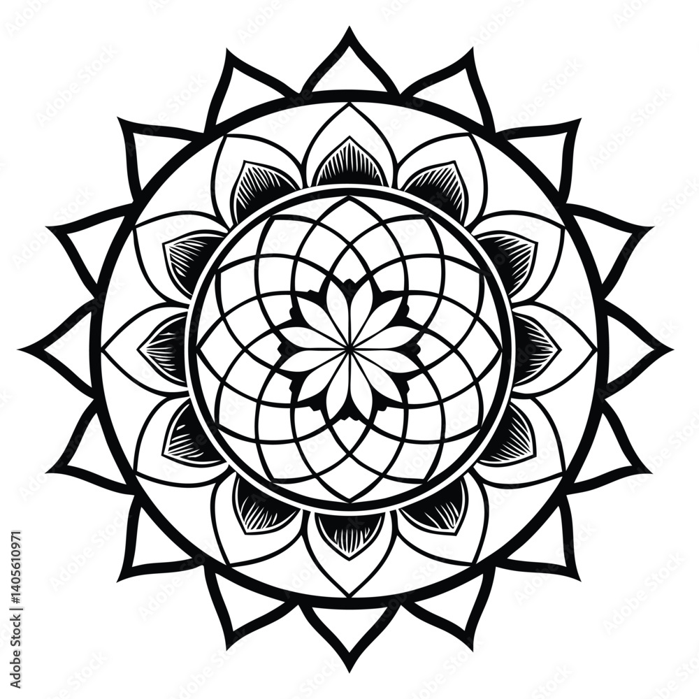 Fototapeta premium abstract mandala design