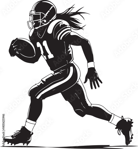 Rugby Player Silhouette Vector – Dynamic Sports Action Pose

Vector Silhouette of a Rugby Player in Motion

Rugby Athlete Silhouette Illustration – Isolated Vector Design

