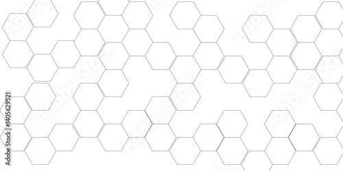 White Hexagonal Background. Luxury White Pattern. Vector Illustration. 3D Futuristic abstract honeycomb mosaic white background  geometric mesh cell texture wallpaper.