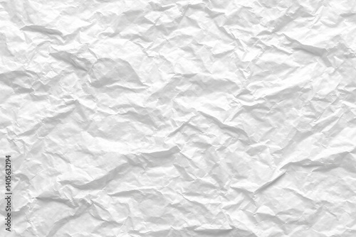 texture of crumpled white paper