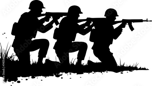 "Brothers in Arms: Shadows of Duty"

"On the Front Line: United for the Mission"

"Silhouettes of Valor"