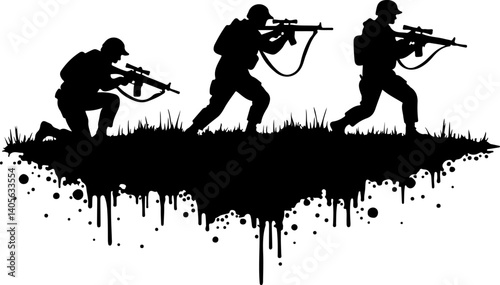 "Brothers in Arms: Shadows of Duty"

"On the Front Line: United for the Mission"

"Silhouettes of Valor"