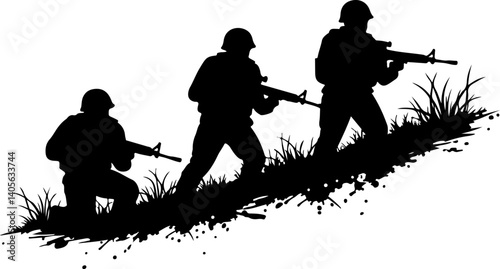 "Brothers in Arms: Shadows of Duty"

"On the Front Line: United for the Mission"

"Silhouettes of Valor"