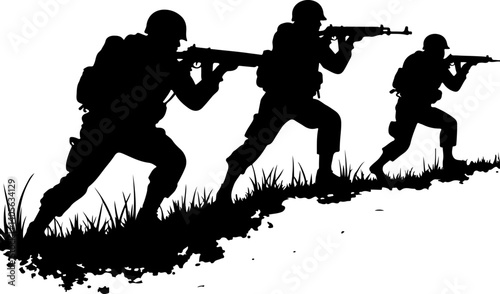 "Brothers in Arms: Shadows of Duty"

"On the Front Line: United for the Mission"

"Silhouettes of Valor"