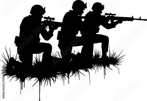 "Brothers in Arms: Shadows of Duty"

"On the Front Line: United for the Mission"

"Silhouettes of Valor"