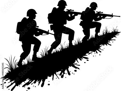 "Brothers in Arms: Shadows of Duty"

"On the Front Line: United for the Mission"

"Silhouettes of Valor"