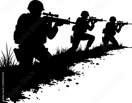 "Brothers in Arms: Shadows of Duty"

"On the Front Line: United for the Mission"

"Silhouettes of Valor"