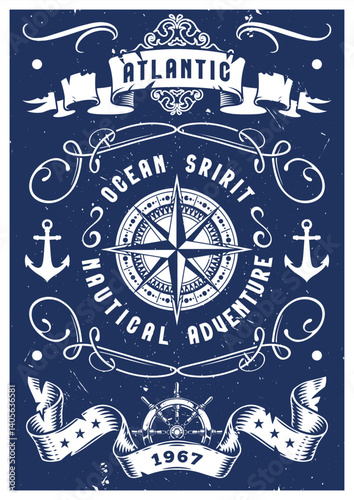 Nautical adventure design inspired by the Atlantic