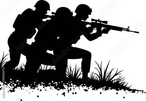 "Brothers in Arms: Shadows of Duty"

"On the Front Line: United for the Mission"

"Silhouettes of Valor"