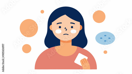 Creative skincare vector collection showing girls with skincare products, ideal for health and beauty advertising, cosmetic tutorials, and digital content