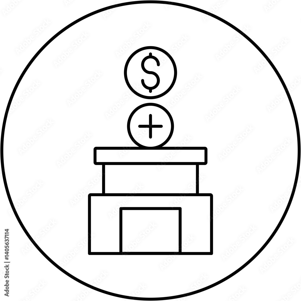 hospital business icon design hospital business icon design