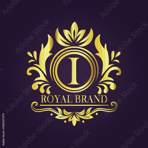  luxury gold logo concept