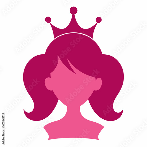 Princess Style Birthday Crown Silhouette