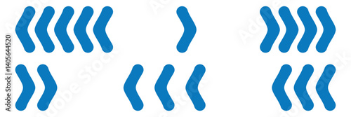 Left right chevron. left right rounded chevron