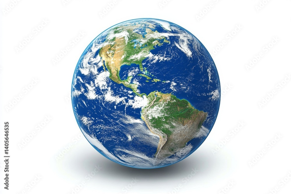 Detailed view of Earth Detailed view of Earth