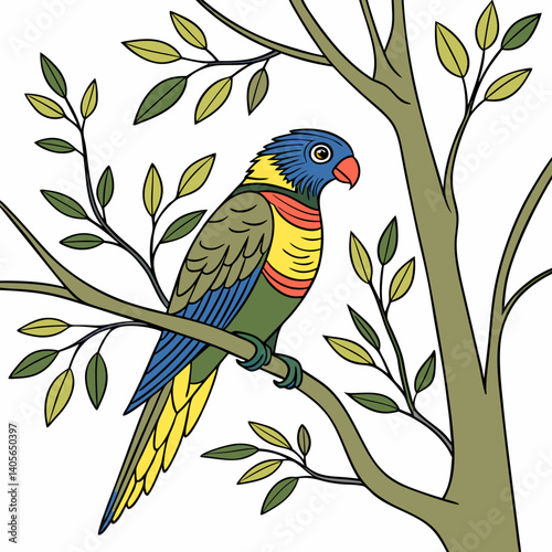 bird on branch