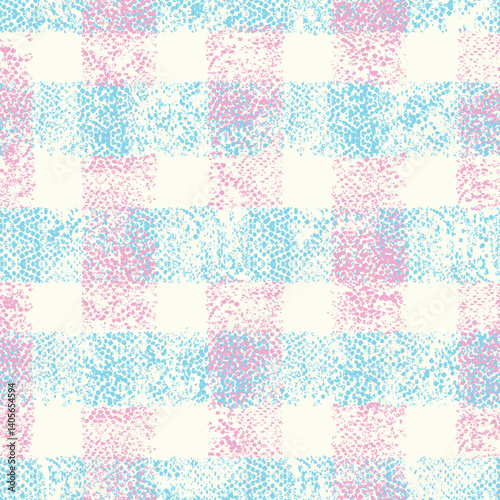 snake stripe plaid distressed pink blue cream