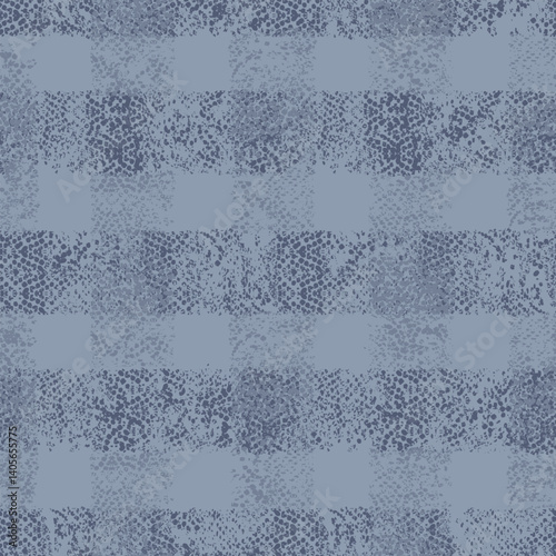 dav-330 snake stripe plaid faded denim