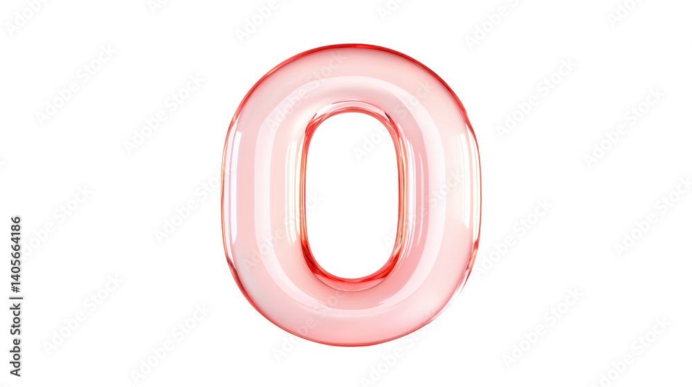 Pink and white letter o, a minimalist abstract design for modern branding pink Pink and white letter o, a minimalist abstract design for modern branding pink