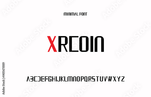 minimal italic font, for logo business, creative font, modern abstract font, vector
