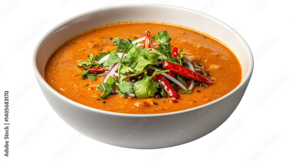 Comforting bowl of freshly made soup, garnished with aromatic herbs warm, Comforting bowl of freshly made soup, garnished with aromatic herbs warm,