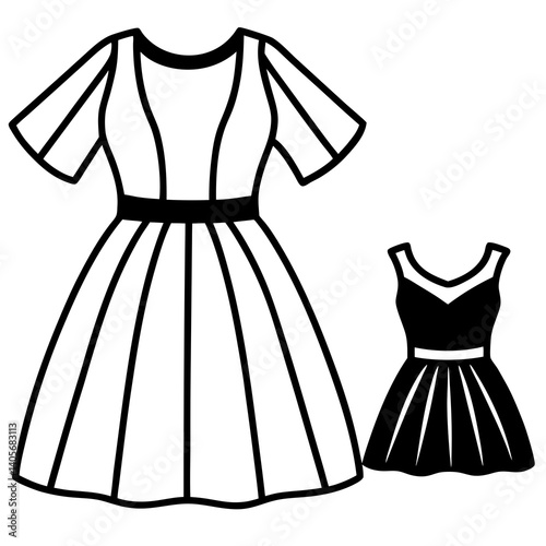dress icon design