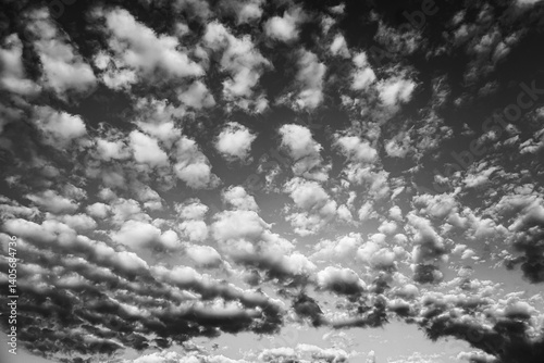 Obraz na płótnie Ciel avec des nuages en mouvement - Arrière plan design avec espace libre w salonie