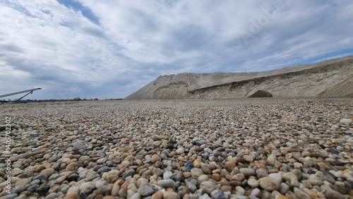 Gravel mine sand hill