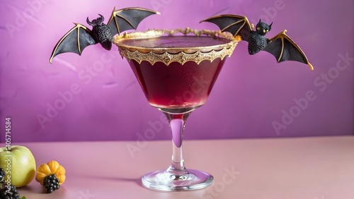 Isolated glasses of red wine, sweet champagne, and a cold, iced beverage for a party celebration