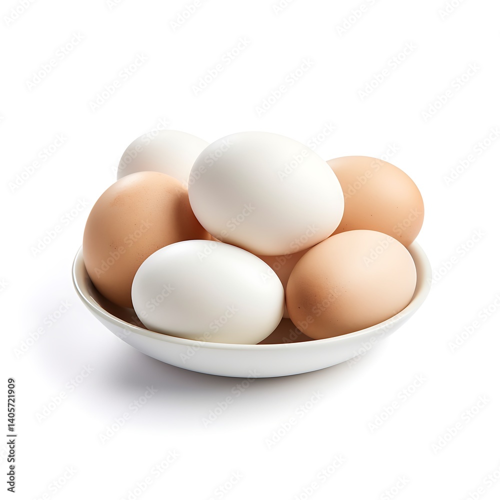 Fresh Eggs in a Bowl: A cluster of fresh eggs nestle together in a classic white bowl, a visual symphony of color and texture, inviting viewers to appreciate the simple pleasures of farm-fresh food. Fresh Eggs in a Bowl: A cluster of fresh eggs nestle together in a classic white bowl, a visual symphony of color and texture, inviting viewers to appreciate the simple pleasures of farm-fresh food.