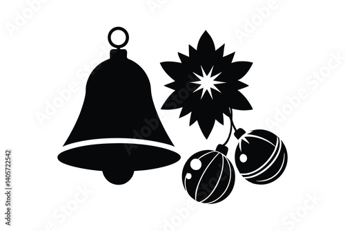 christmas bell with bells