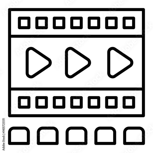 Watching a movie Icon