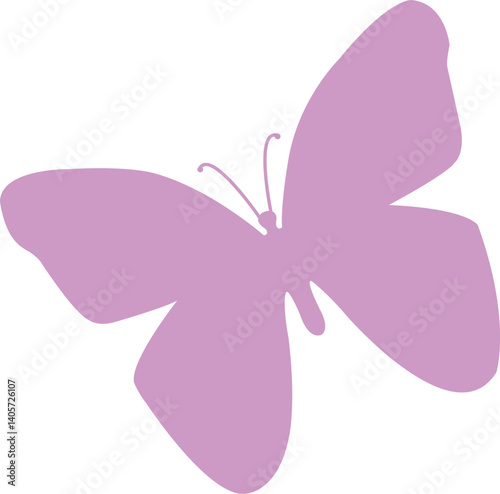 Photography Butterfly clip art design on plain white transparent isolated background for car