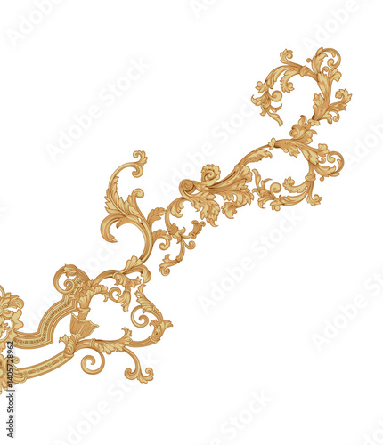gold, pattern, ornament, frame, vintage, design, floral, decoration, art, vector, flower, antique, element, border, illustration