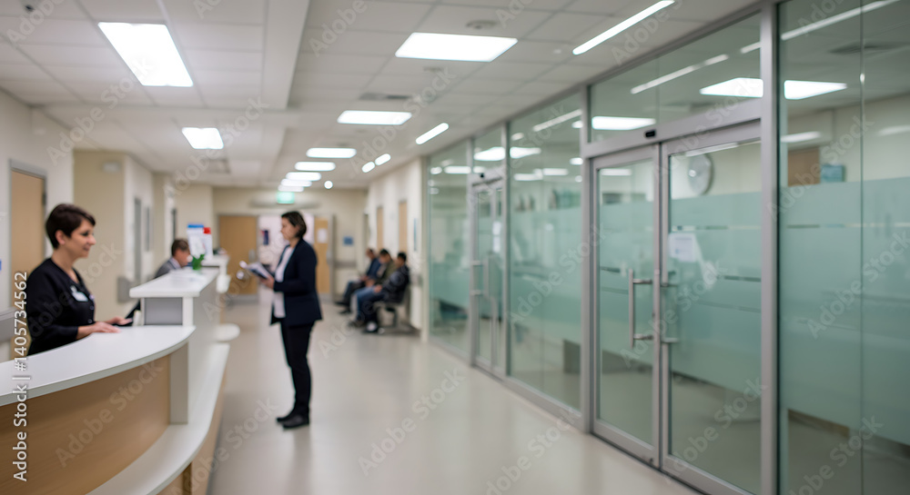 Hospital Reception: Calm Amidst Care AI Generated Hospital Reception: Calm Amidst Care AI Generated
