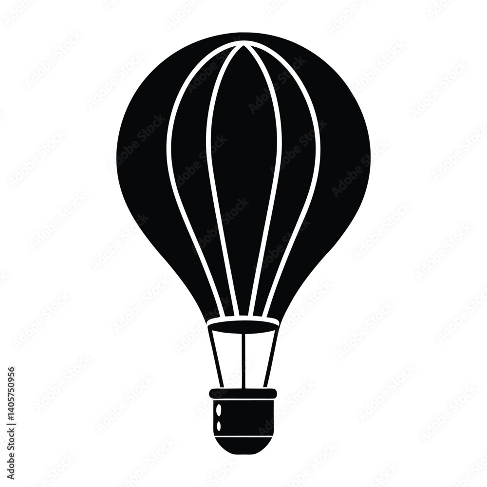 A lightbulb floating like a hot air balloon on white background. A lightbulb floating like a hot air balloon on white background.