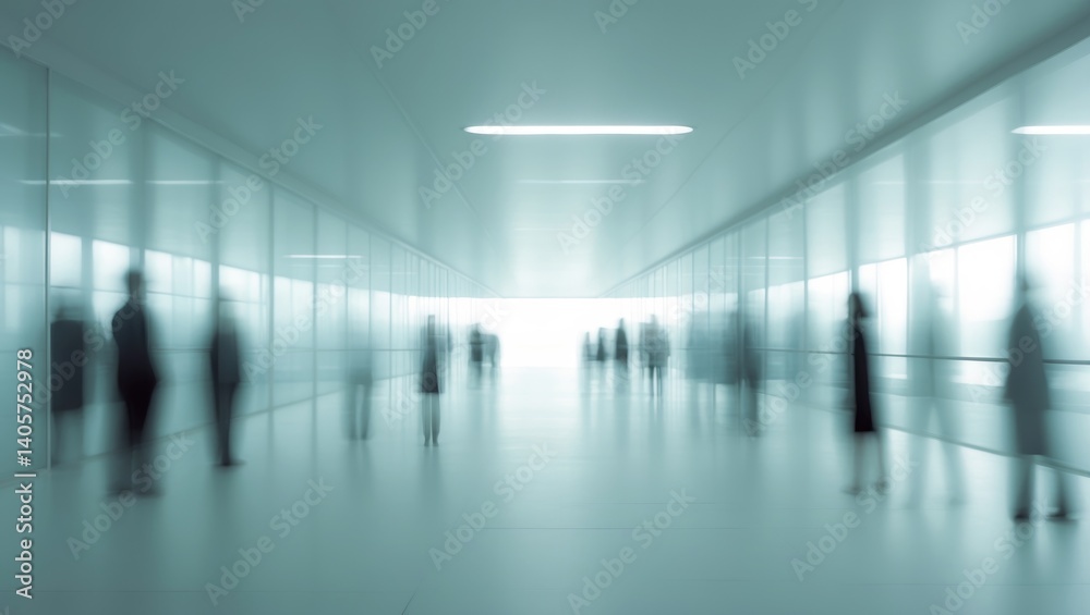 Fototapeta premium Interior with blur - abstract background